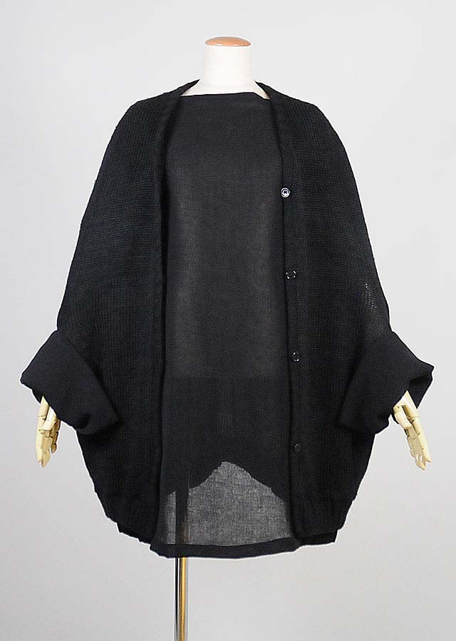 KUNIKUNI 2WAYカーディガン 黒