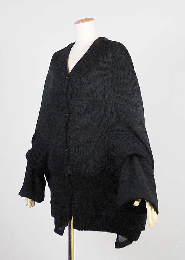 KUNIKUNI 2WAYカーディガン 黒