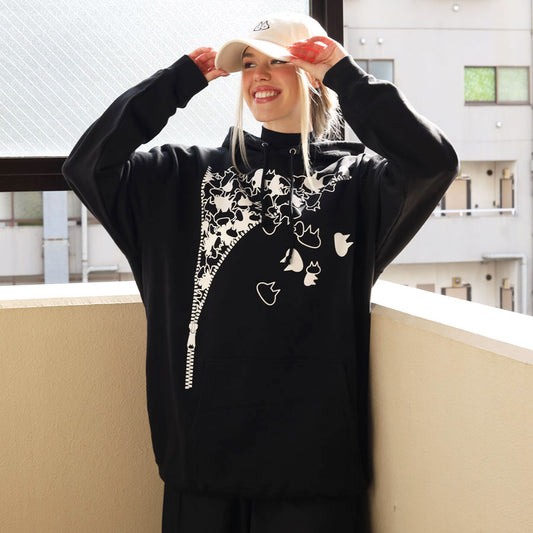 Mint NEKO Zippa Print Hoodie (2 sizes)