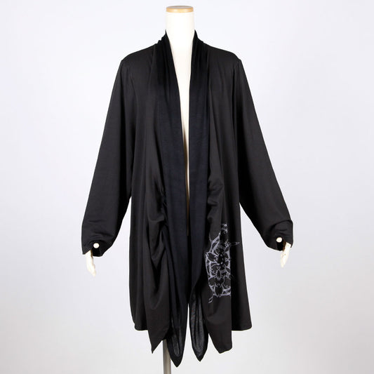 MINT NeKO サカナマンダラドレープカーディガン