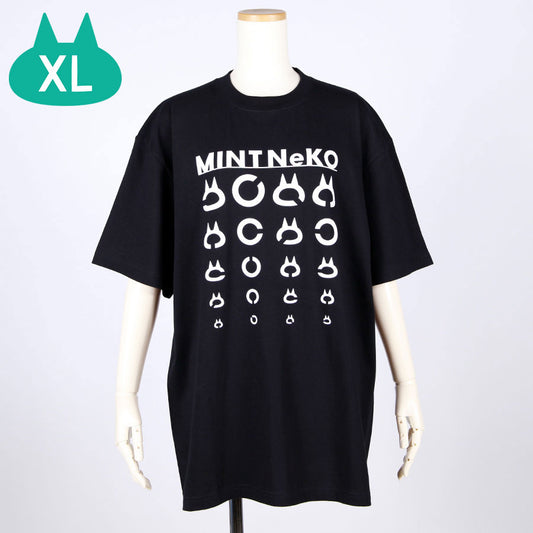 MINT NeKO ランドルト環Tシャツ・XL