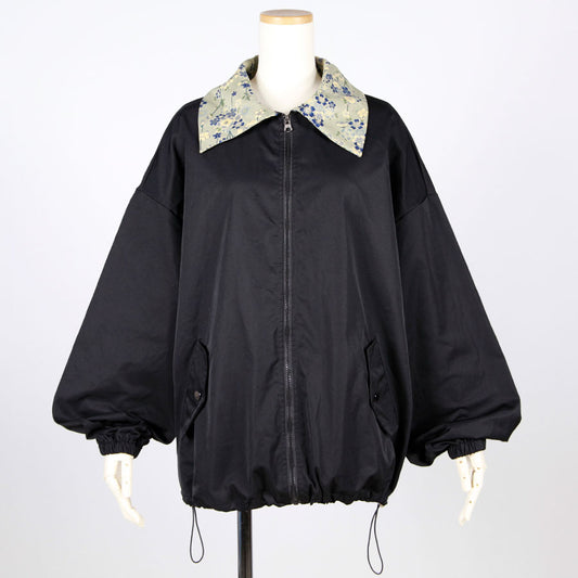 【一点物】TKg 蒼い桜 和柄襟ブルゾン