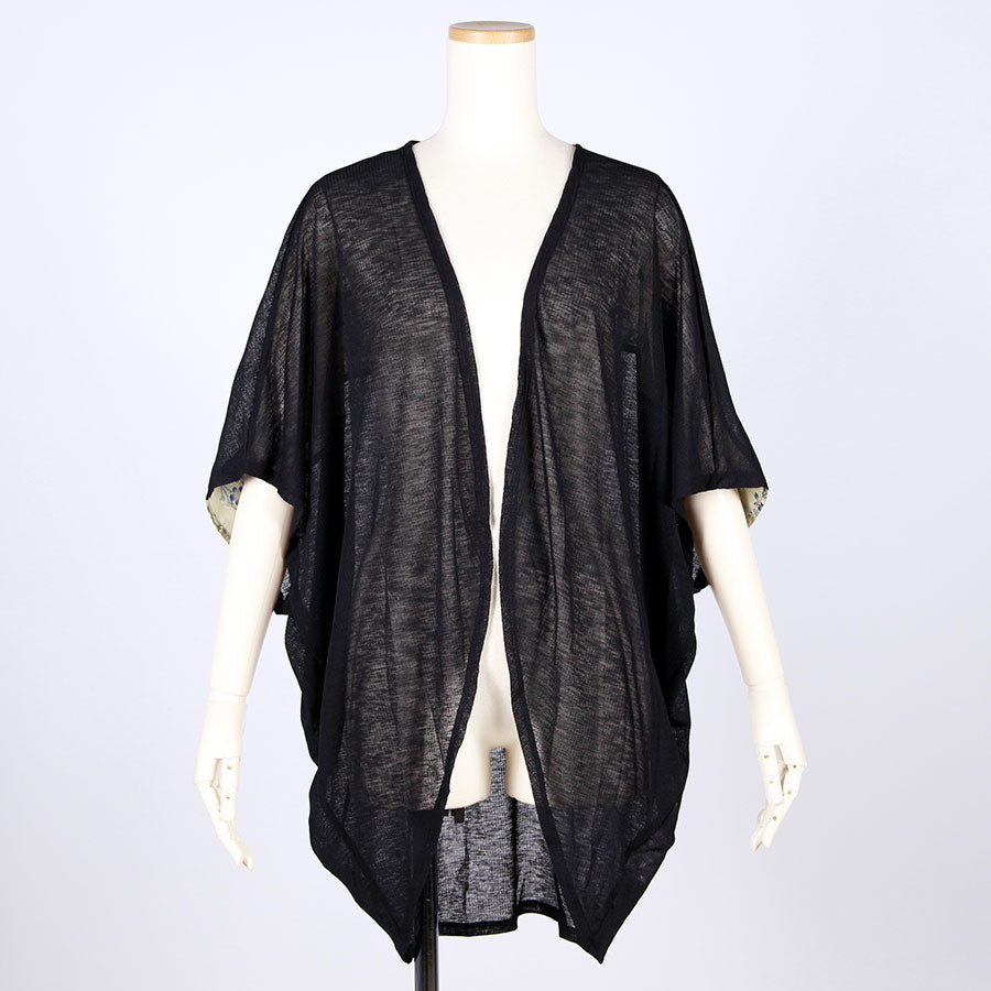 [One-of-a-kind item] TKg Blue Cherry Blossom Short Sleeve Haori