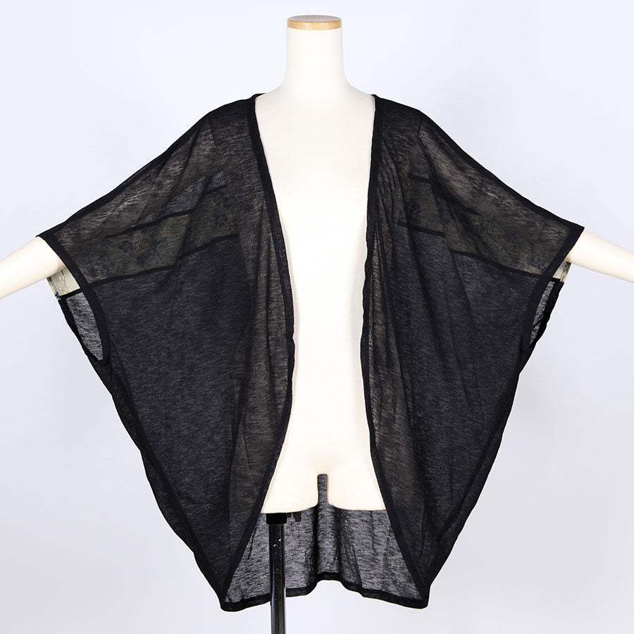[One-of-a-kind item] TKg Blue Cherry Blossom Short Sleeve Haori