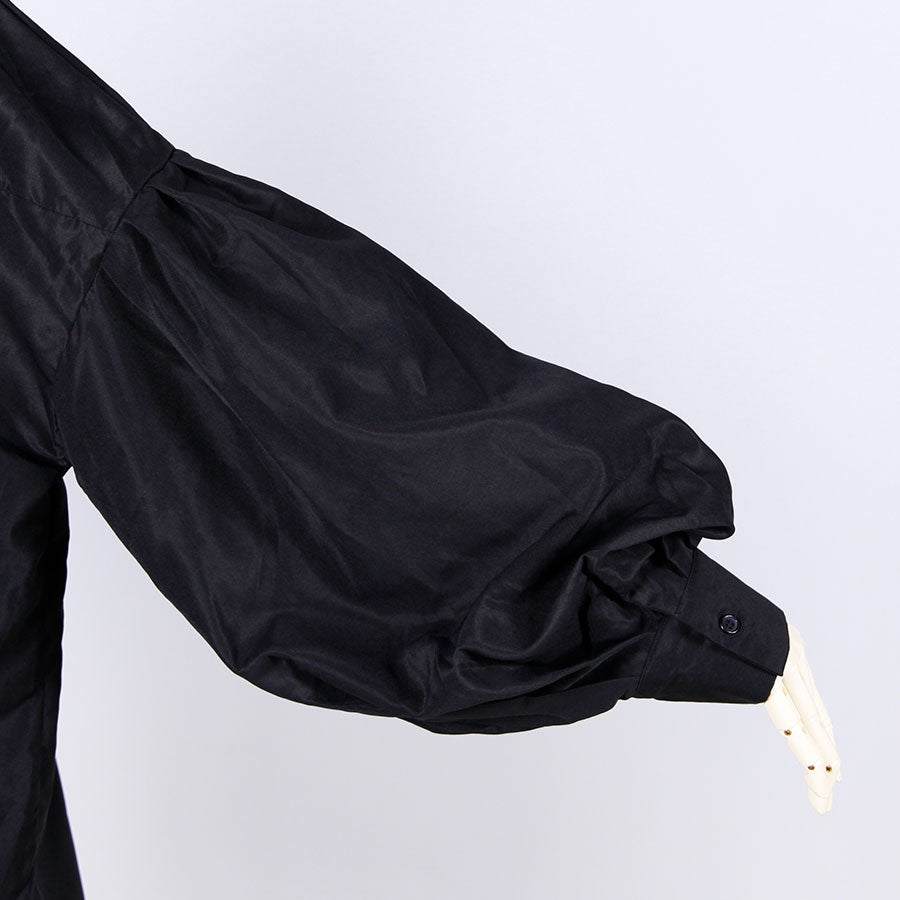 【一点物】TKg 蒼い桜 ランタンスリーブシャツ