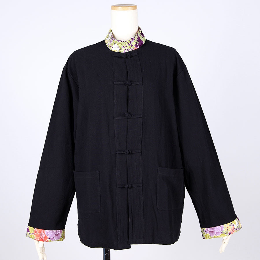 [One-of-a-kind item] TKg Vintage Kimono Four Seasons Flower China Jacket