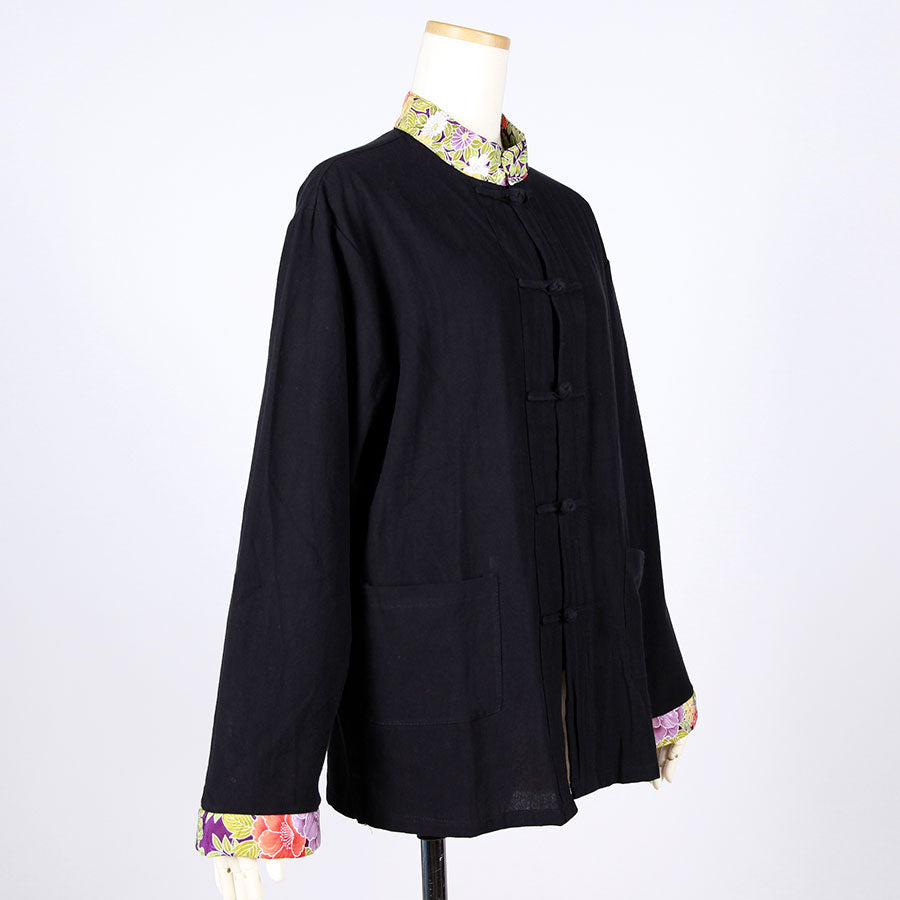 [One-of-a-kind item] TKg Vintage Kimono Four Seasons Flower China Jacket