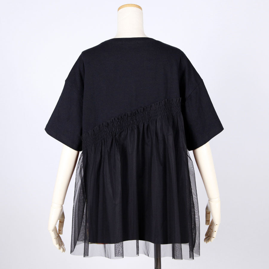[One-of-a-kind item] TKg Vintage Kimono Four Seasons Flower Flow Switching Tops