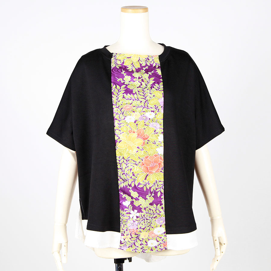 [One-of-a-kind item] TKg Vintage Kimono Four Seasons Flower Switching Tops