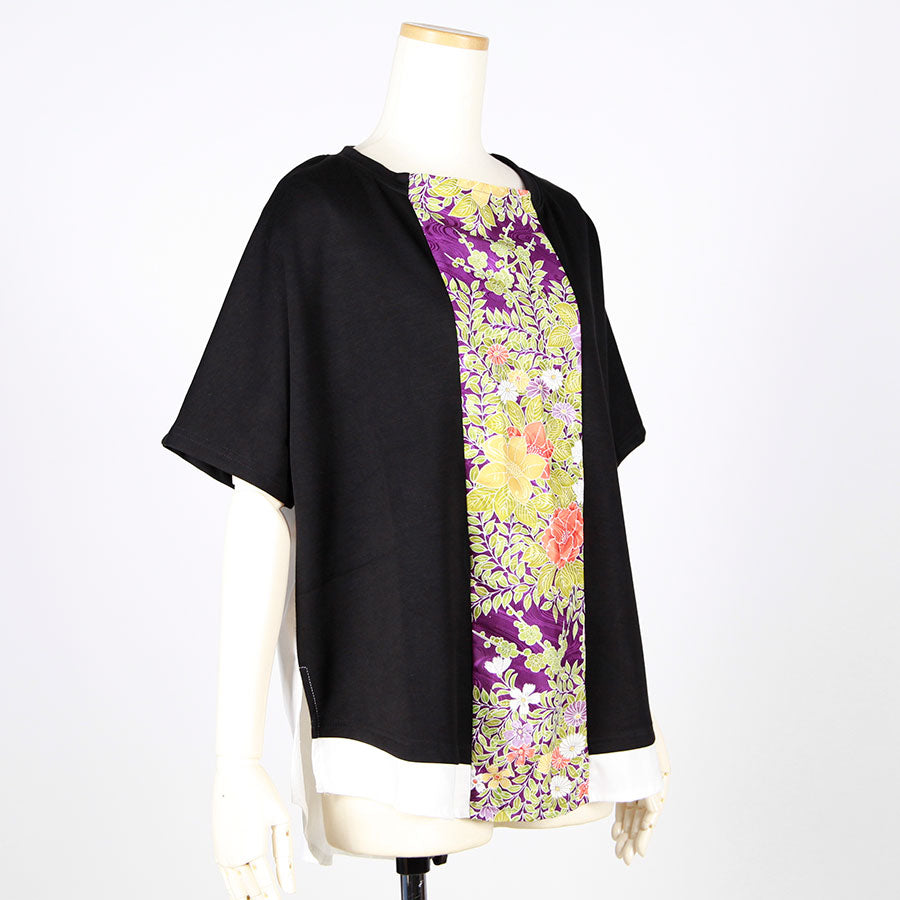 [One-of-a-kind item] TKg Vintage Kimono Four Seasons Flower Switching Tops