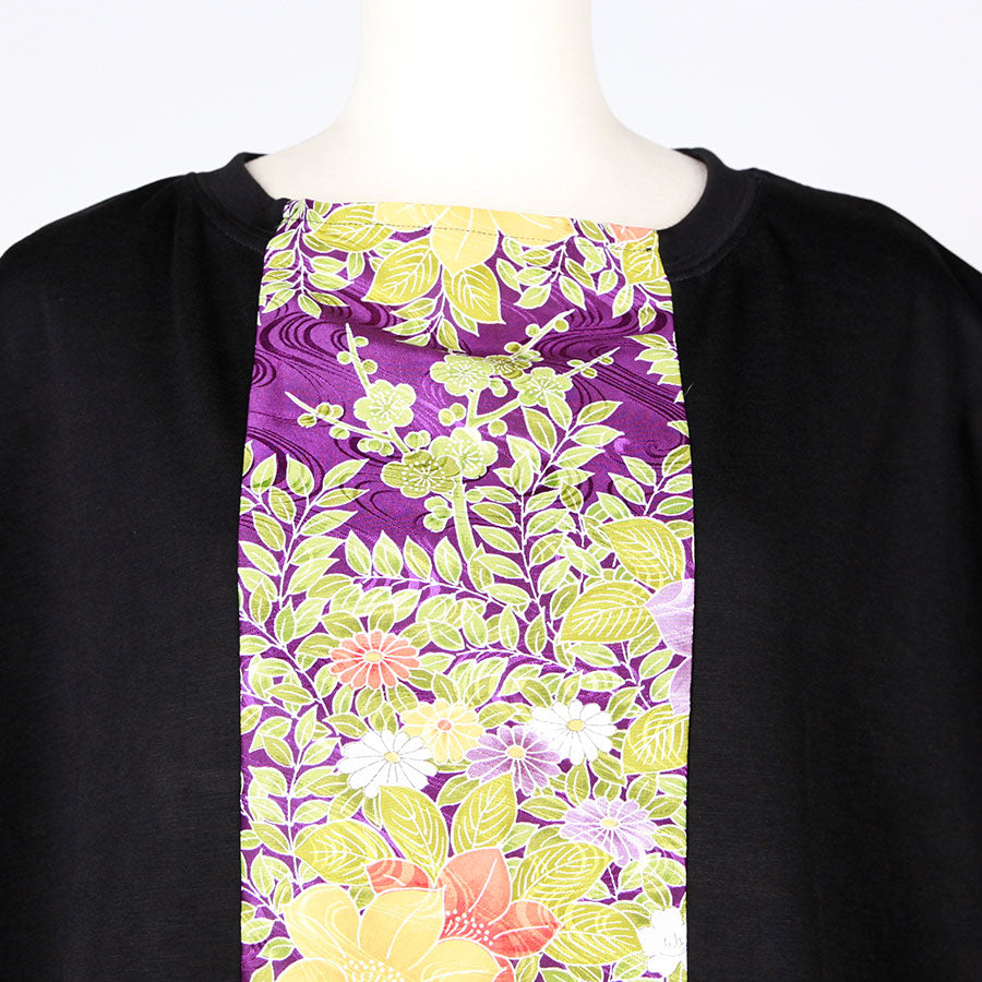 [One-of-a-kind item] TKg Vintage Kimono Four Seasons Flower Switching Tops