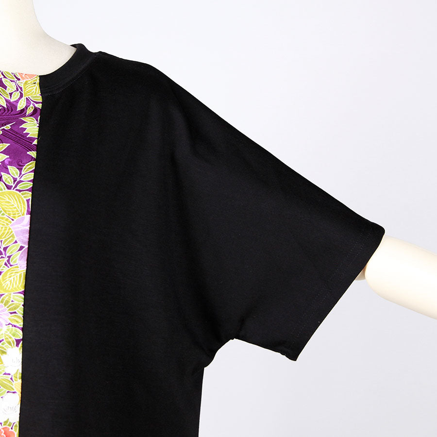 [One-of-a-kind item] TKg Vintage Kimono Four Seasons Flower Switching Tops