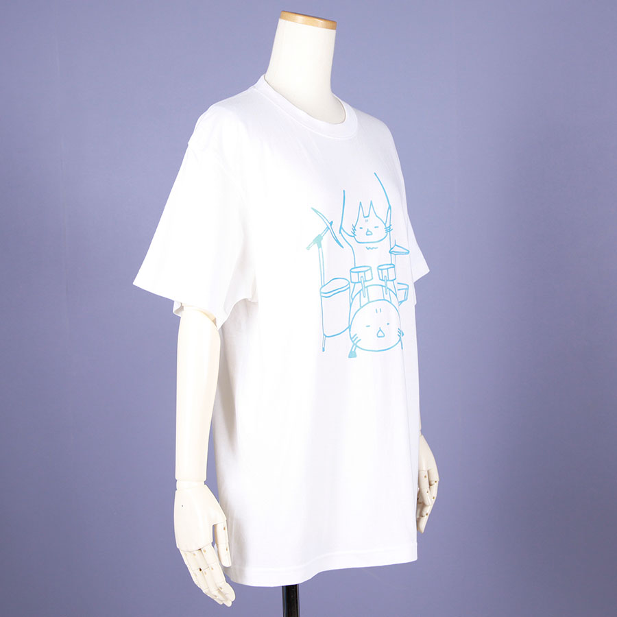 MINT NeKO タマのTシャツ WH-BL・L