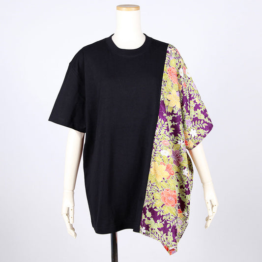 [One-of-a-kind item] TKg Vintage Kimono Four Seasons Flower Left Square Tops