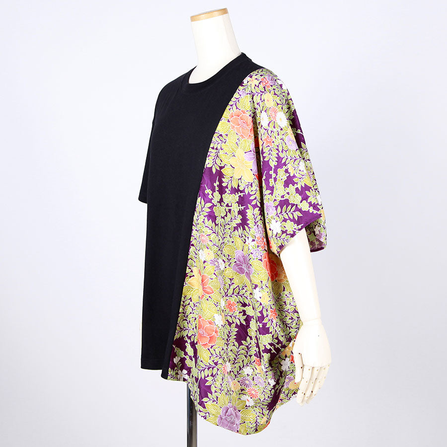 [One-of-a-kind item] TKg Vintage Kimono Four Seasons Flower Left Square Tops