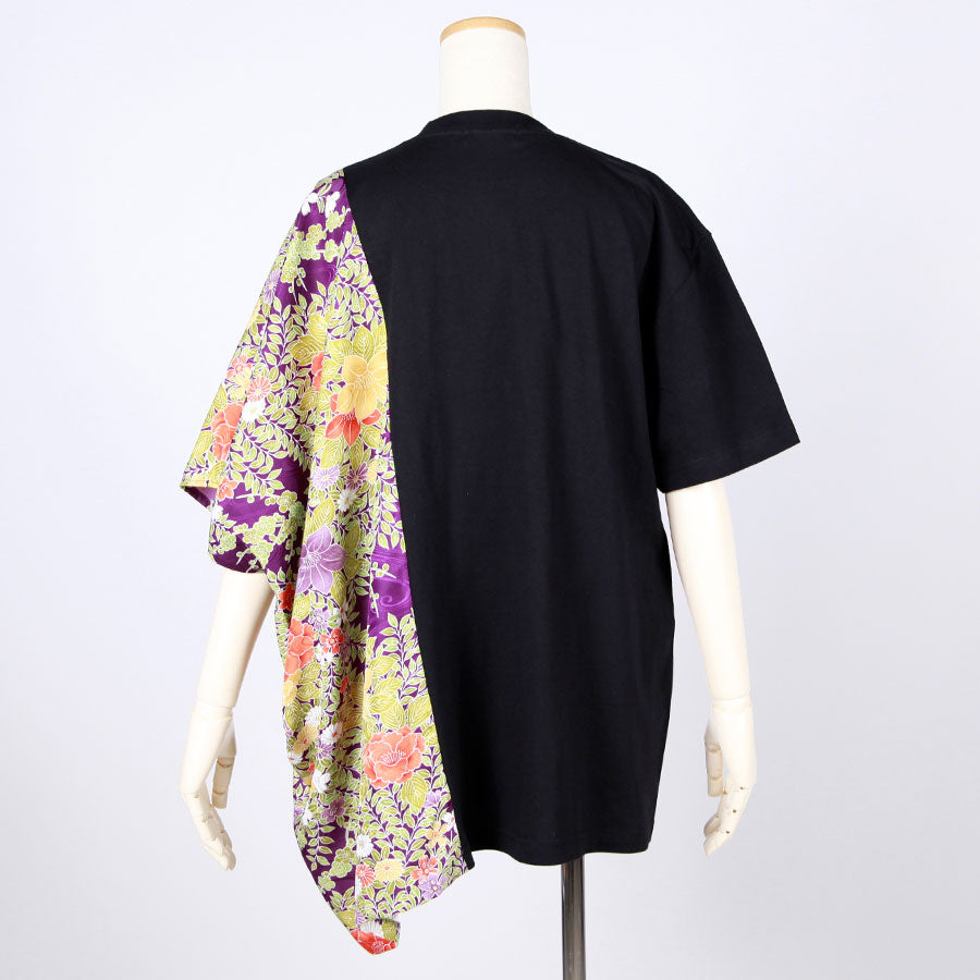 [One-of-a-kind item] TKg Vintage Kimono Four Seasons Flower Left Square Tops