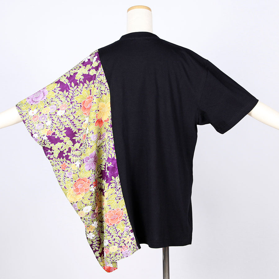 [One-of-a-kind item] TKg Vintage Kimono Four Seasons Flower Left Square Tops