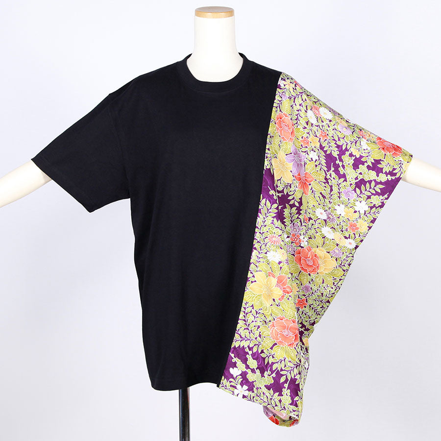 [One-of-a-kind item] TKg Vintage Kimono Four Seasons Flower Left Square Tops