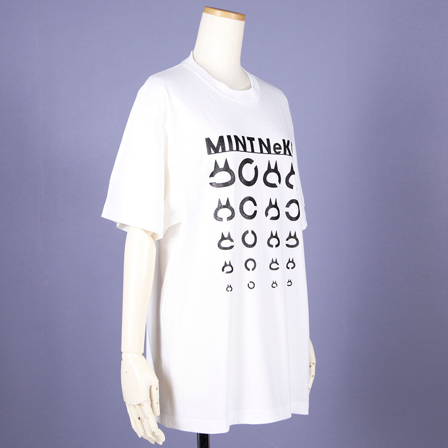 MINT NeKO Landolt ring T-shirt / WH・L