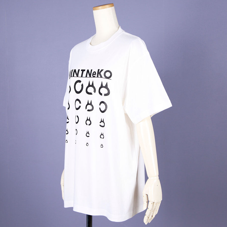 MINT NeKO Landolt ring T-shirt / WH・L