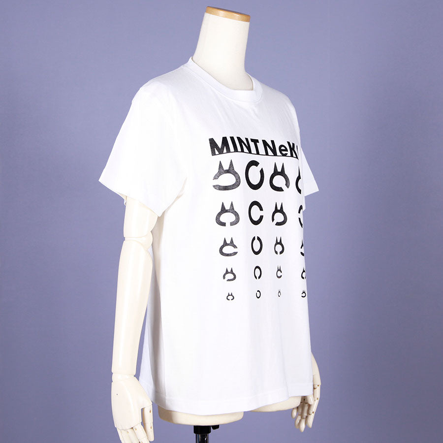 MINT NeKO Landolt ring T-shirt / WH・S
