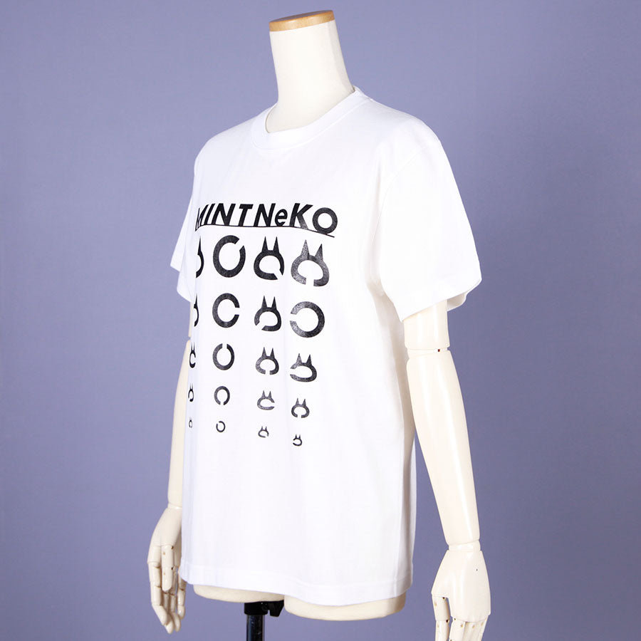MINT NeKO Landolt ring T-shirt / WH・S