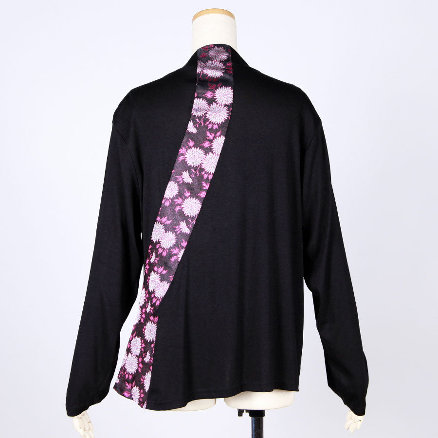 [One-of-a-kind item] TKg Kinran Chrysanthemum Japanese Pattern Back-Switching Haori