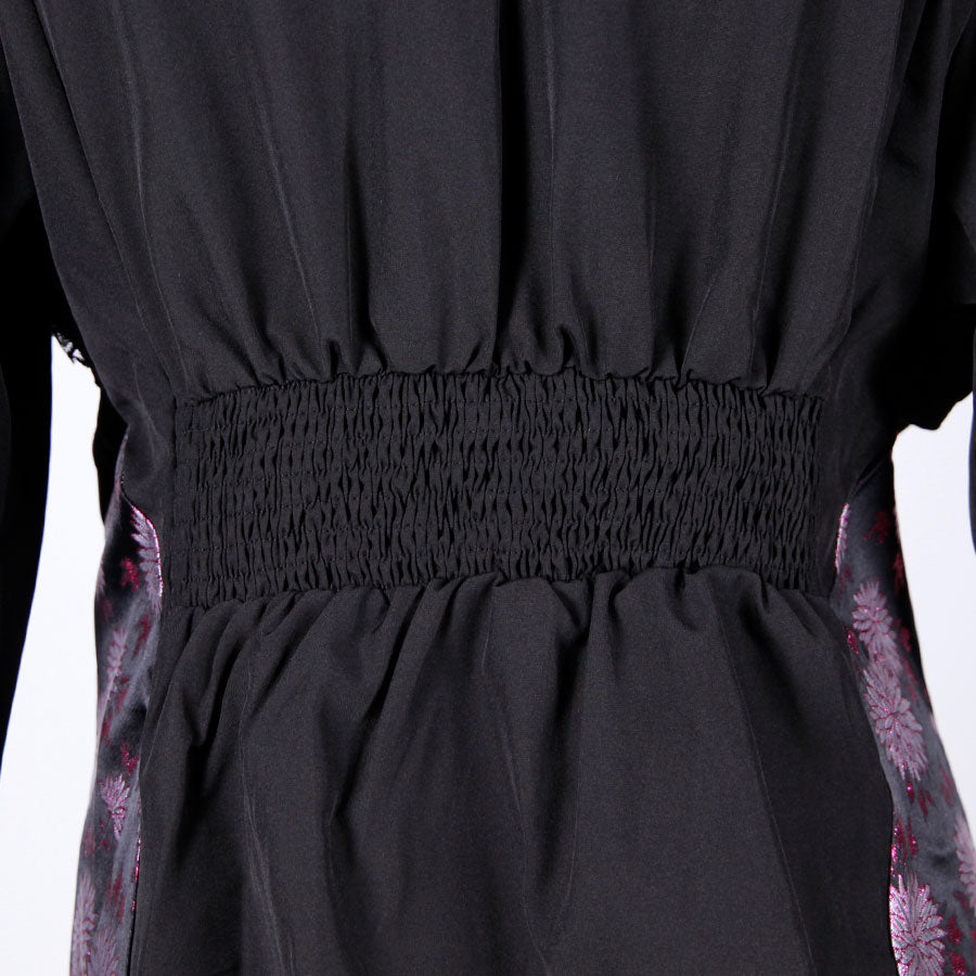 [One-of-a-kind item] TKg Kinran Chrysanthemum  Lace-up Blouse
