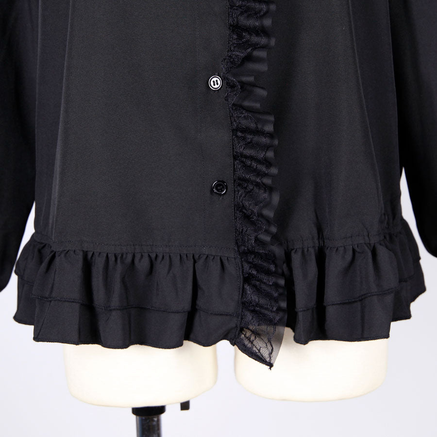 [One-of-a-kind item] TKg Kinran Chrysanthemum Frill Blouse