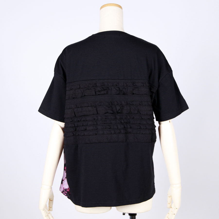 [One-of-a-kind item] TKg Kinran Chrysanthemum Frills and Japanese Pattern Tops