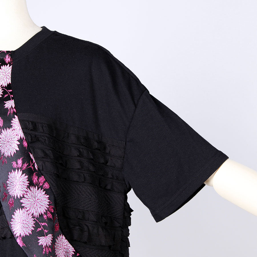 [One-of-a-kind item] TKg Kinran Chrysanthemum Frills and Japanese Pattern Tops