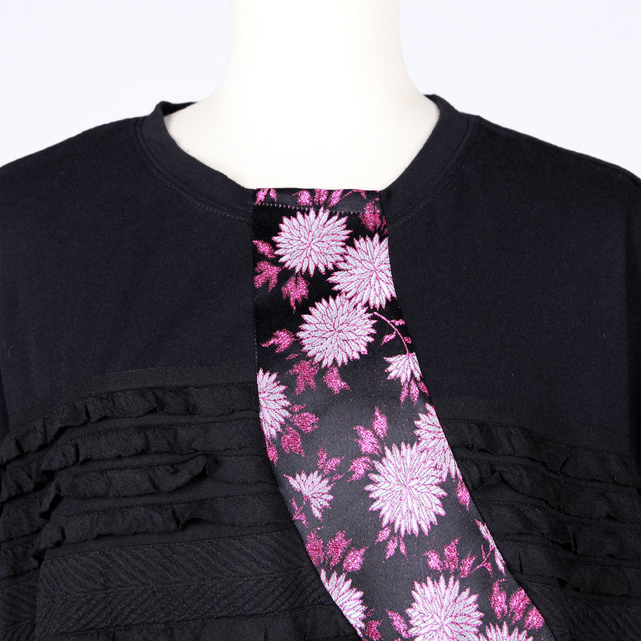 [One-of-a-kind item] TKg Kinran Chrysanthemum Frills and Japanese Pattern Tops