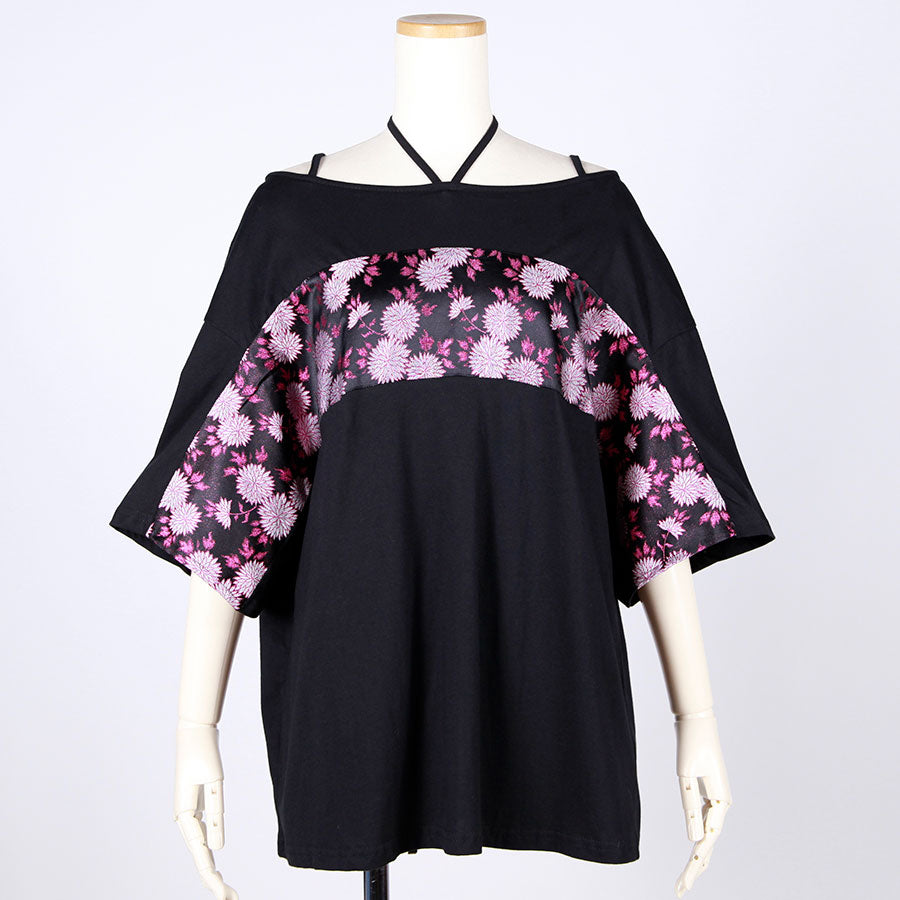 [One-of-a-kind item] TKg Kinran Chrysanthemum  Boat Neck Tops