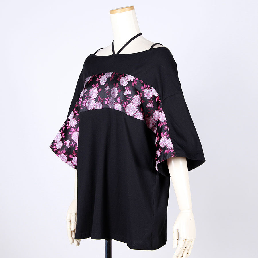 [One-of-a-kind item] TKg Kinran Chrysanthemum  Boat Neck Tops
