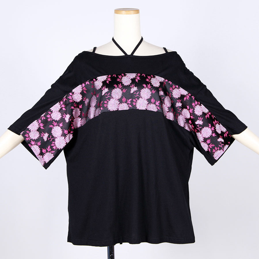 [One-of-a-kind item] TKg Kinran Chrysanthemum  Boat Neck Tops
