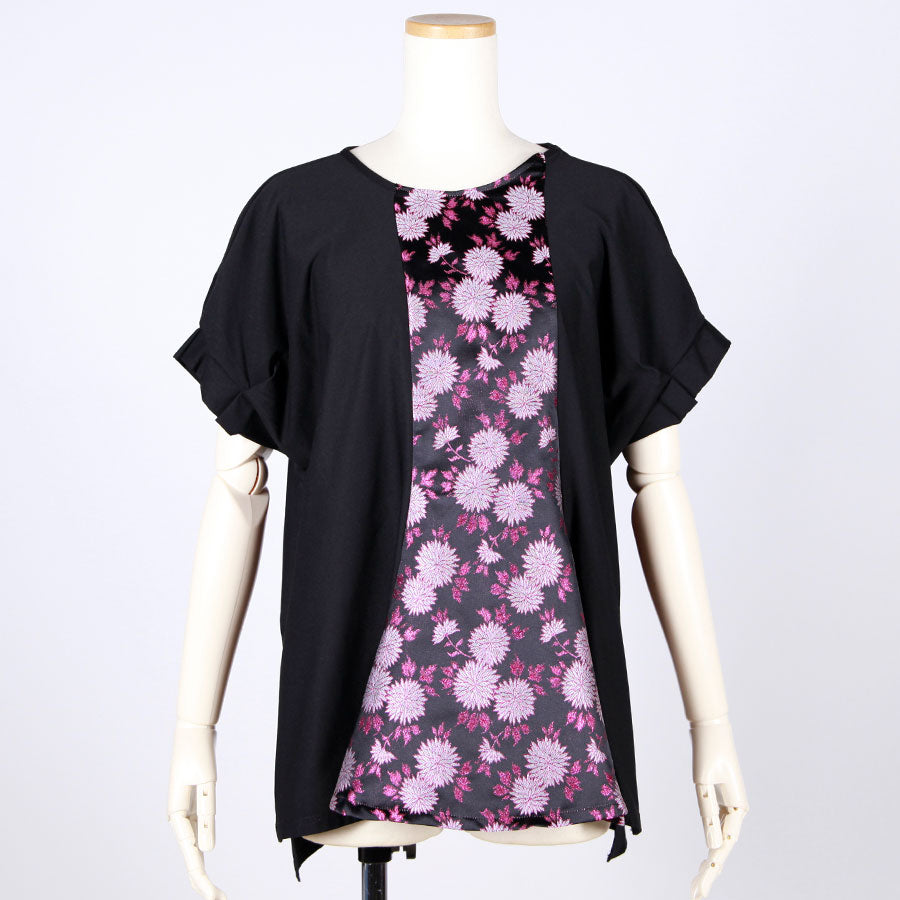 [One-of-a-kind item] TKg Kinran Chrysanthemum  Tuck Sleeve Tops