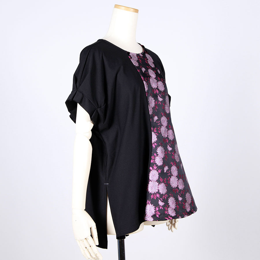 [One-of-a-kind item] TKg Kinran Chrysanthemum  Tuck Sleeve Tops
