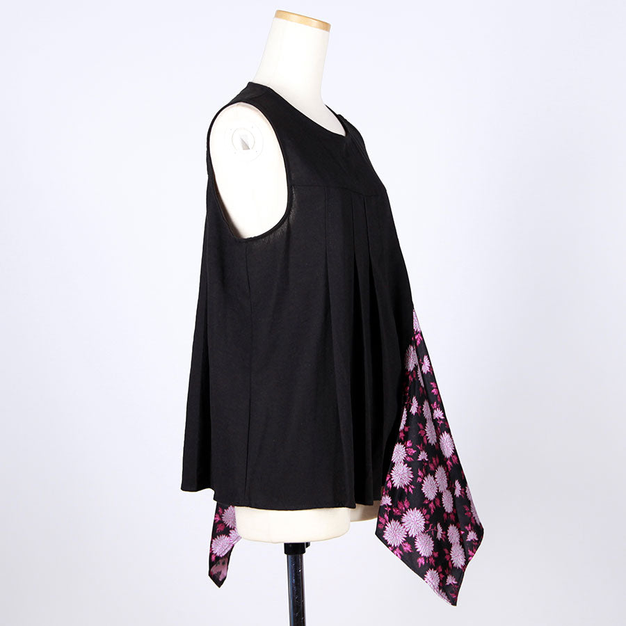 [One-of-a-kind item] TKg Kinran Chrysanthemum  Sleeveless Tops
