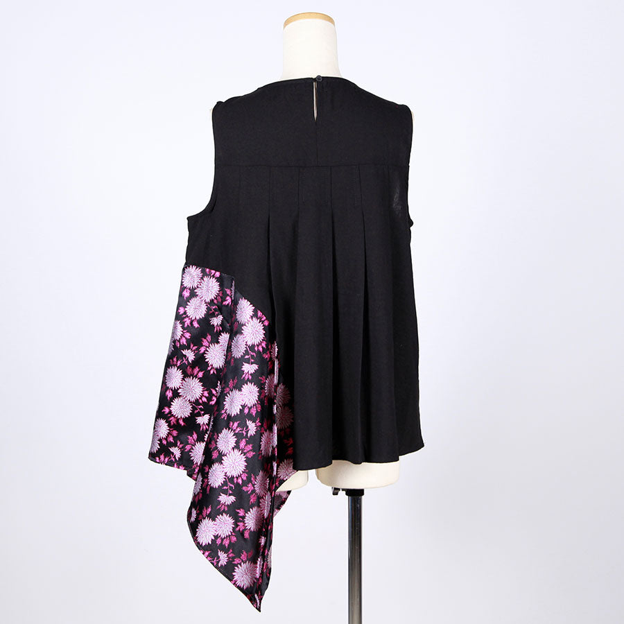 [One-of-a-kind item] TKg Kinran Chrysanthemum  Sleeveless Tops