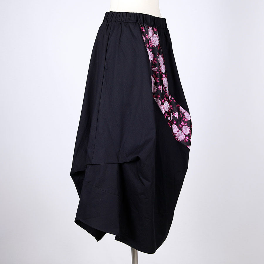 [One-of-a-kind item] TKg Kinran Chrysanthemum Tuck Tuck Skirt
