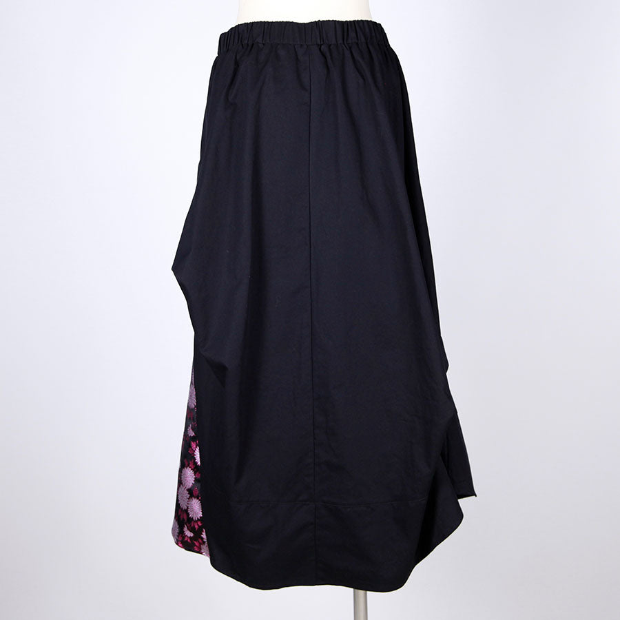 [One-of-a-kind item] TKg Kinran Chrysanthemum Tuck Tuck Skirt