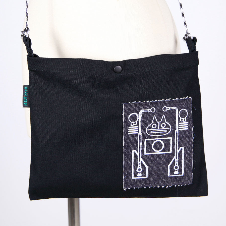 MINT NeKO Patch Sacoche / BK-BK
