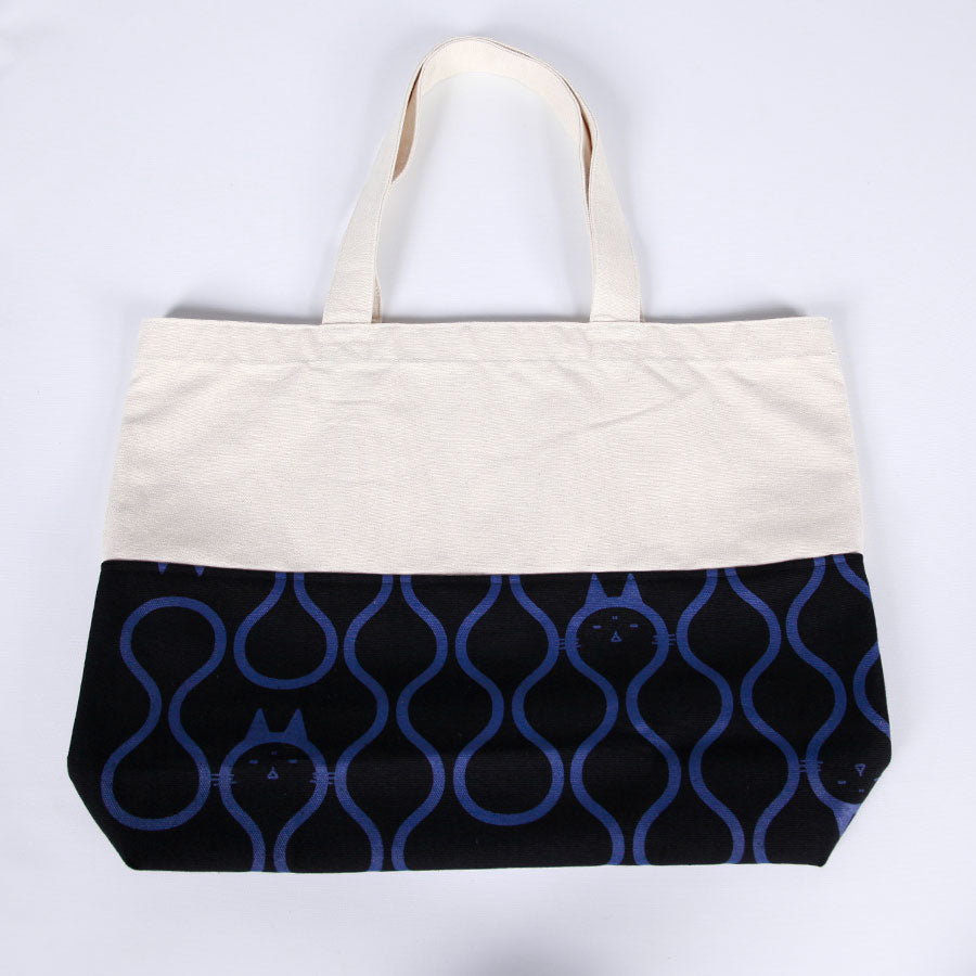 MINT NeKO Switching Canvas Tote Bag / BEG-NV