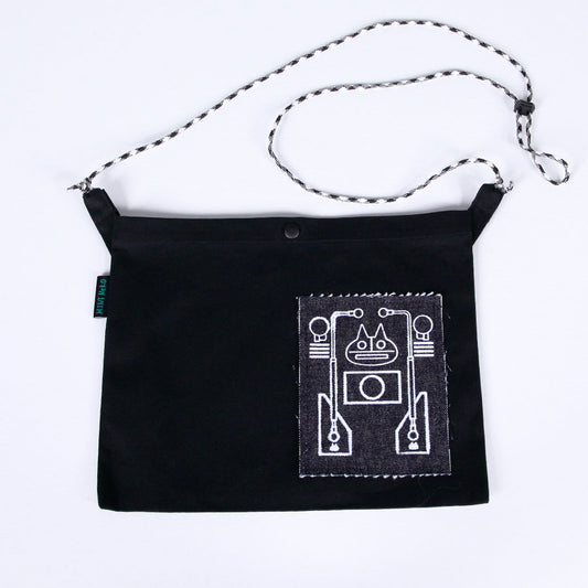 MINT NeKO パッチサコッシュ BK-BK