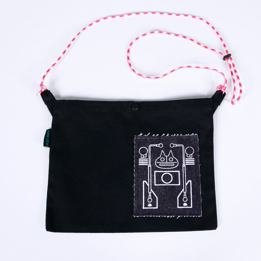 MINT NeKO Patch Sacoche / BK-RD