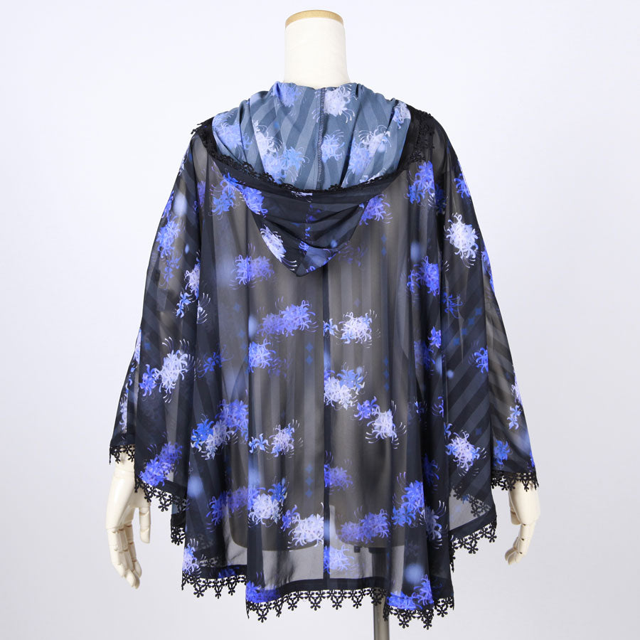 Moriguchika Doze Chiffon Cape / BK-BL