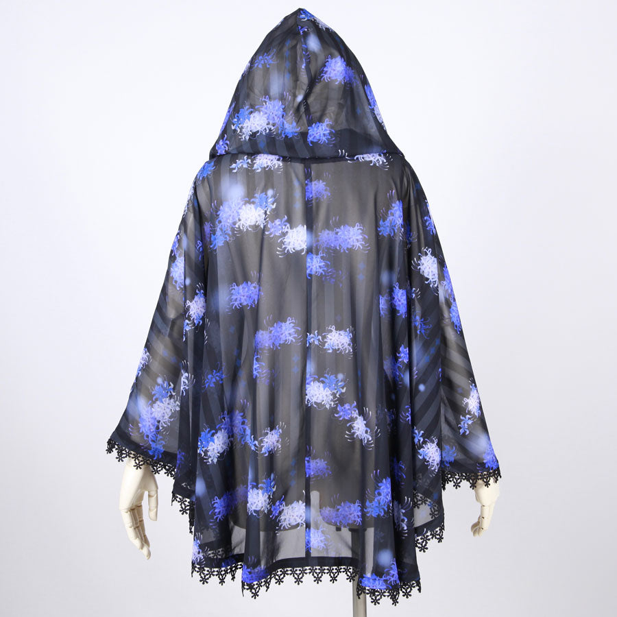 Moriguchika Doze Chiffon Cape / BK-BL