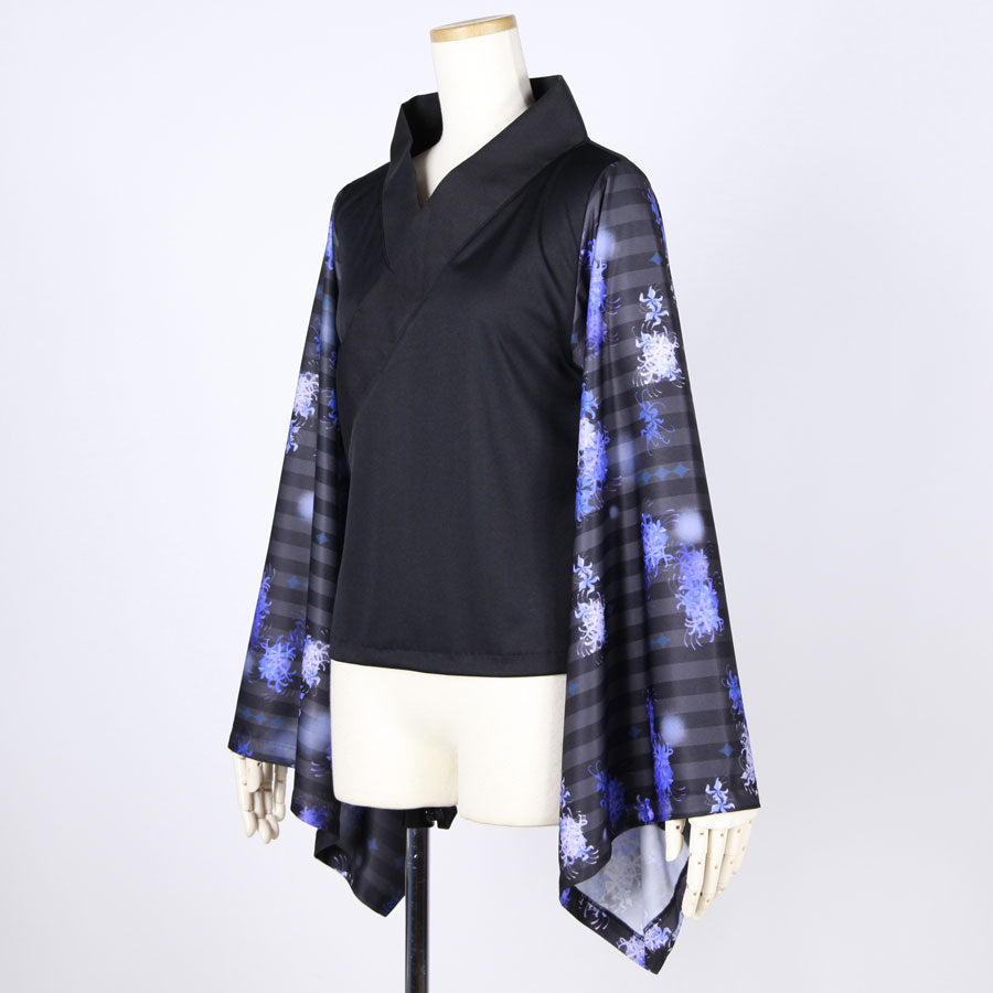 Moriguchika Mentor's Guidance Kimono Tops / BK-BL