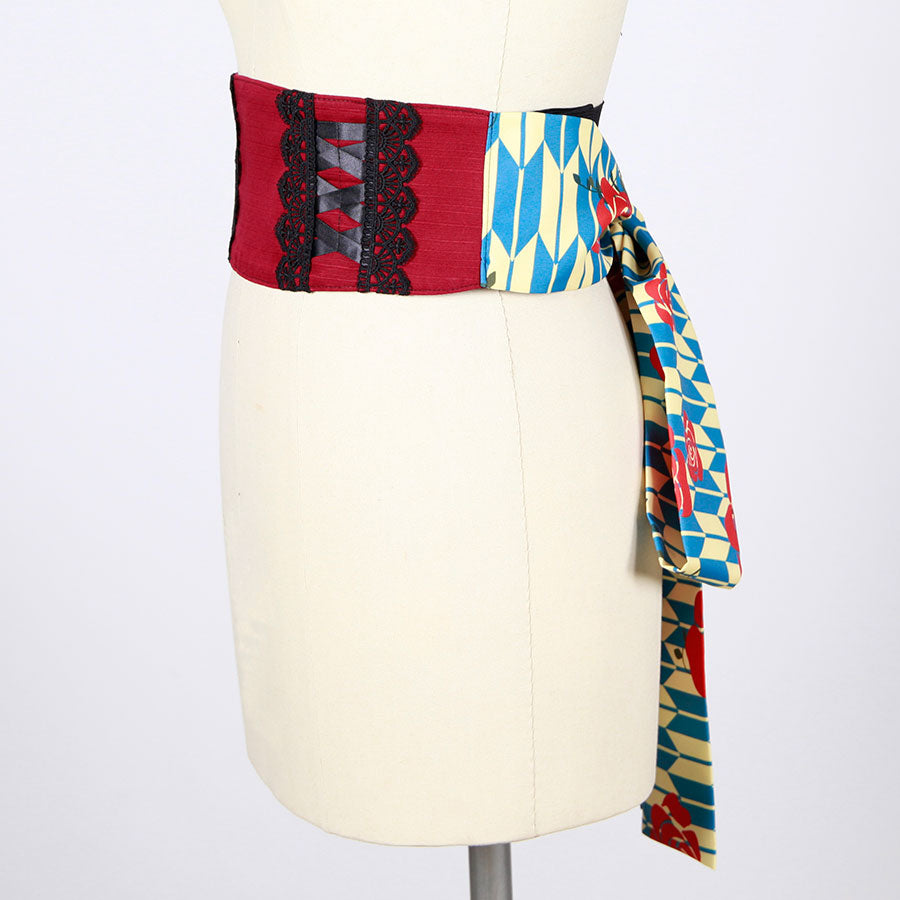 Moriguchika Exotic Romantic Obi Belt Plus Size / RD-YEL