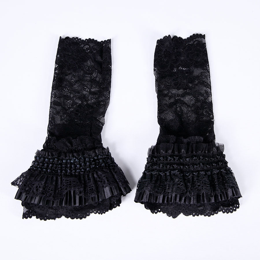 Moriguchika Maiden's Long Lace Gloves / BK